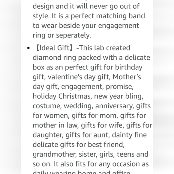 GENUINE Moissanite Wedding Band, Wedding Rings 0.35ct D Color VVS1 - Picture 7 of 14